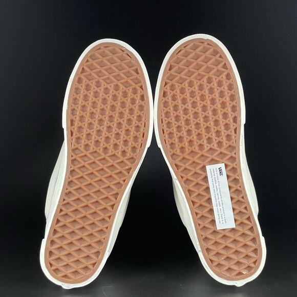 Vans Knu Skool Women’s Size 7 White Suede Casual Platform Sneaker Skate Shoe NEW - Picture 4 of 9